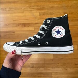 Converse Black Canvas High-Tops